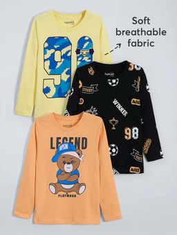 Hopscotch - Multi-Color Printed T-shirts