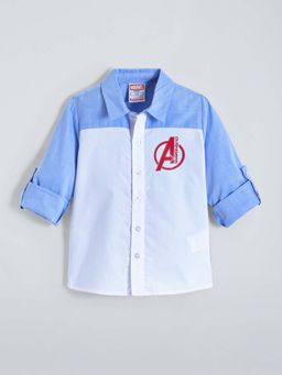 Hopscotch - White Colorblock Shirt