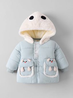 Hopscotch - Blue Self Design Jacket