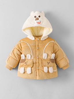 Hopscotch - Brown Self Design Jacket