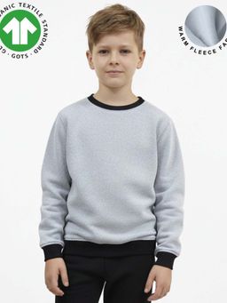 ANTHRILO - Grey Solid Sweatshirt