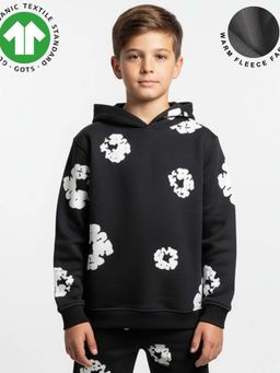 ANTHRILO - Black Printed Hoodie