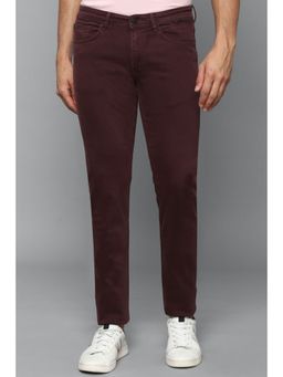 Allen Solly - Men Brown Skinny Fit Dark Wash Jeans