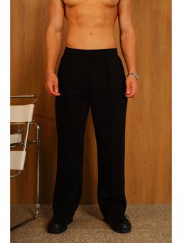 Bonkers Corner - Diminutive Black Wide Leg Trackpant