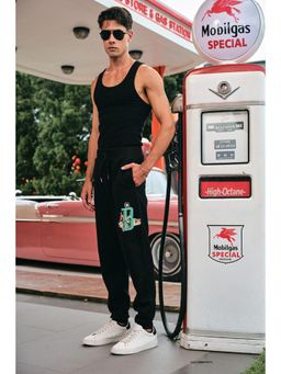 Bonkers Corner - Dollar Bills Black Joggers