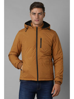 Louis Philippe - Brown Solid Regular Fit Jacket