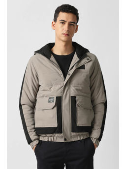 Van Heusen - Khaki Colorblock Regular Fit Jacket