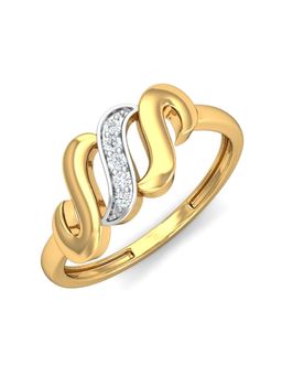 KuberBox - 18k Infinity Loop Ring For Women