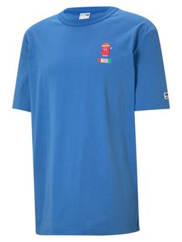 Puma - Downtown Graphic Mens Blue T-shirt