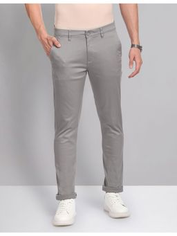 AD By Arvind - Earth Mint Uber Reflex Grey Chinos