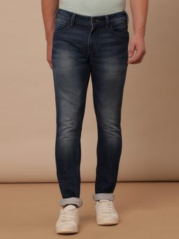 Wrangler - Mens Vegas Blue Jeans Skinny Fit