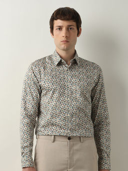 Selected - Green Floral Full Sleeves Shirt