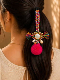 Viana Jewels - Chamki Charm Hanging Boho Rubber Band for Women