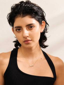 ZAISHA - Elaris Pearl Necklace - 18k Gold Plated