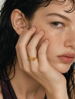 ZAISHA - Love Rose Ring - 18K Gold Plated