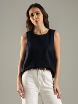 Tommy Hilfiger - Regular Fit Cotton Round Neck Top