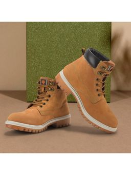 WOODLAND - Mens Snaype Tan High Top Casual Boots