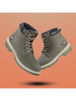WOODLAND - Mens Dark Grey High Top Casual Boots