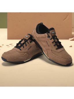 WOODLAND - Mens Cashew Brown Regular Sneakers