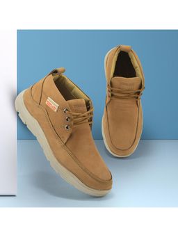 WOODLAND - Mens Camel Tan Casual Chukka Boots