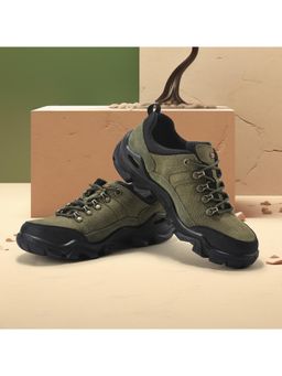 WOODLAND - Mens Olive Green Casual Boots