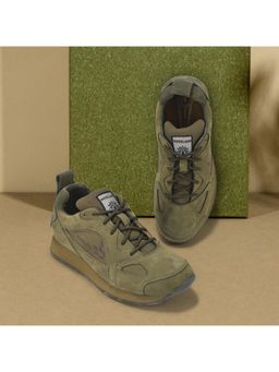 WOODLAND - Mens Olive Green Casual Sneakers