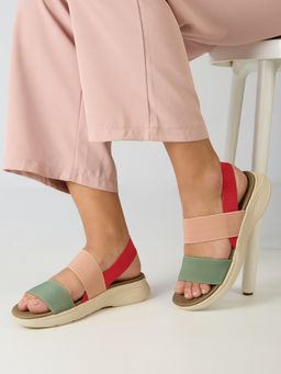 Inc.5 - Green Solid Sandals
