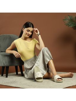 Chupps - Women Off White Saki Sliders