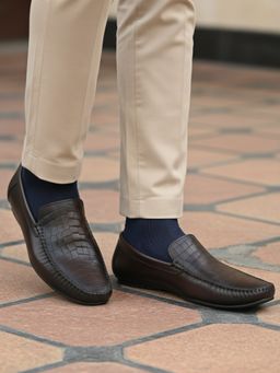 ATESBER - Men Brown Casual Loafers