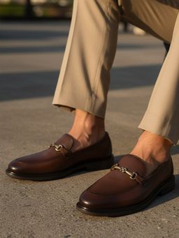 ATESBER - Men Brown Loafers