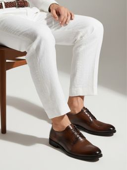 ATESBER - Men Brown Derbies