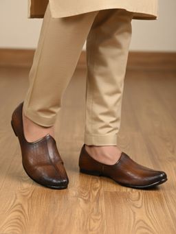 ATESBER - Men Brown Mojaris