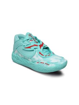 Puma - Unisex Green MB.05 Melo World Basketball Shoes