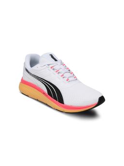 Puma - Unisex Off White Softride Pro PathFlow Responsive Running Shoes