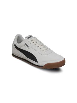 Puma - Unisex White Turino II Suede Sneakers