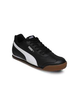 Puma - Unisex Black Turino II Sneakers