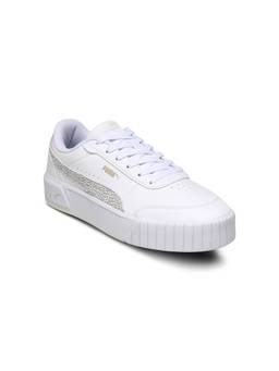 Puma - Women White Carina Mia Topcat Tennis Inspired Sneakers