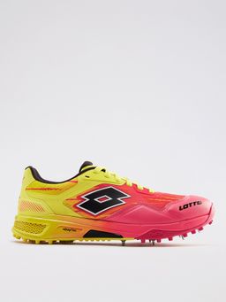 LOTTO - Supershot Fire Dragon Red & Yellow Cricket Shoes for Men