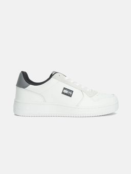 Tommy Hilfiger - Men White Leather Sneakers