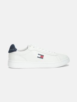 Tommy Hilfiger - Women Off White Leather Sneakers
