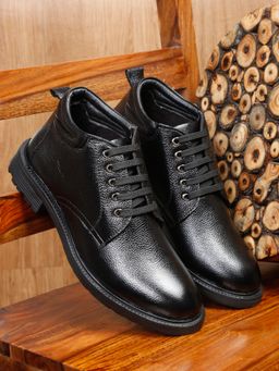Teakwood - Men Black Casual Boots