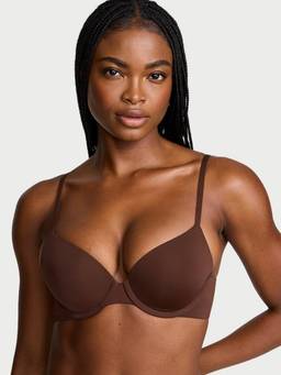 Victoria's Secret - The T-Shirt Perfect Shape Smooth Push-Up Bra Brown