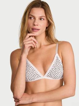 Victoria's Secret - Lacie Unlined Triangle Bralette White