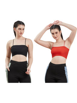 Secrets By ZeroKaata - Assorted Lightly Padded Sports Bra Women (Pack of 2)