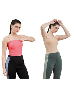 Secrets By ZeroKaata - Assorted Lightly Padded Sports Bra Women (Pack of 2)