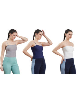 Secrets By ZeroKaata - Assorted Lightly Padded Sports Bra Women (Pack of 3)