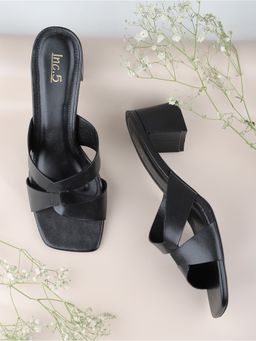 Inc.5 - Black Casual Block Heels