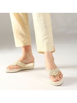 Inc.5 - Off White Casual Wedge Heels