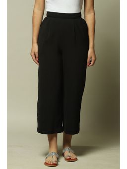 Biba - Women Black Art Silk Palazzo