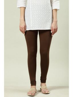 Biba - Brown Women Coffee Cotton Lycra Churidar